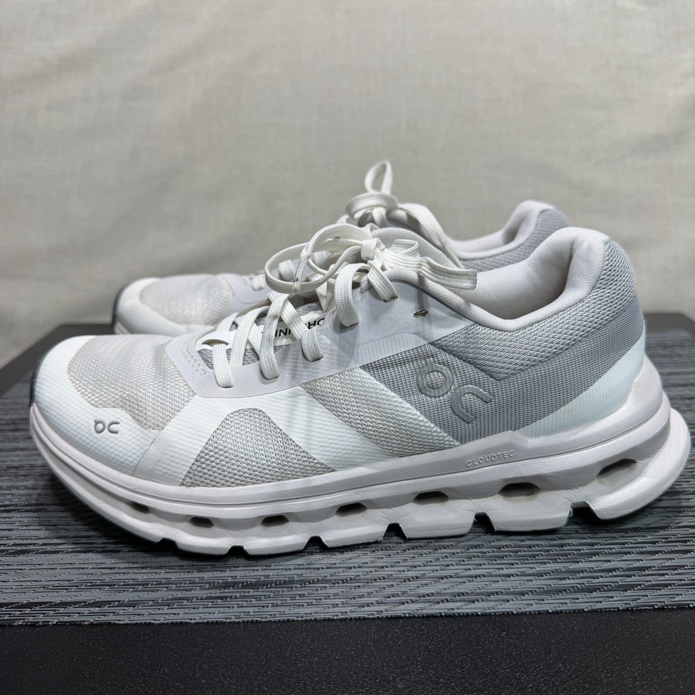 On Cloudrunner Running Shoes - Womens 6 - White Frost 46.99015